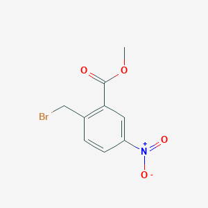 molecular formula C9H8BrNO4 B1356071 Methyl 2-(bromomethyl)-5-nitrobenzoate CAS No. 90725-68-1