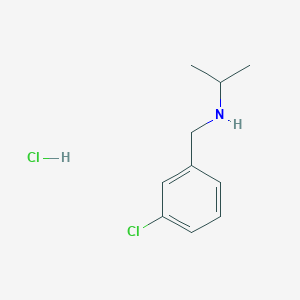 molecular formula C10H15Cl2N B1356139 N-(3-Chlorobenzyl)-N-isopropylamine hydrochloride 