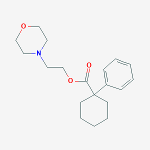 molecular formula C19H28ClNO3 B135615 2-(4-Morpholino)ethyl-1-phenylcyclohexane-1-carboxylate CAS No. 138847-85-5