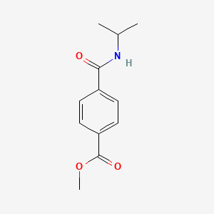 molecular formula C12H15NO3 B1356150 Methyl 4-(isopropylcarbamoyl)benzoate CAS No. 229648-45-7