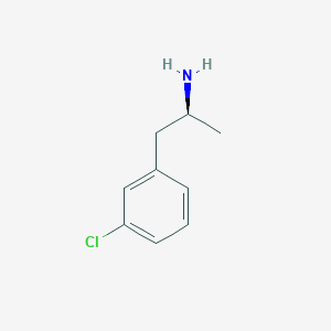 molecular formula C9H12ClN B13561527 (2S)-1-(3-Chlorophenyl)propan-2-amine 