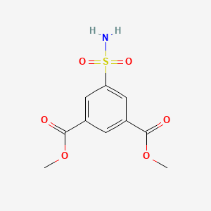 molecular formula C10H11NO6S B13561562 Dimethyl 5-sulfamoylbenzene-1,3-dicarboxylate CAS No. 99791-31-8