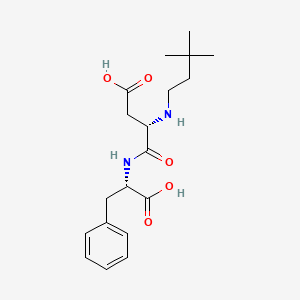 molecular formula C19H28N2O5 B1356163 N-(3,3-Dimethylbutyl)-L-alpha-aspartyl-L-phenylalanine CAS No. 190910-14-6