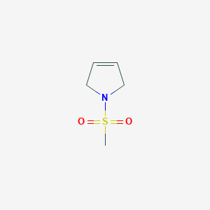 molecular formula C5H9NO2S B1356173 1-(Methylsulfonyl)-2,5-dihydro-1H-pyrrole CAS No. 246540-50-1