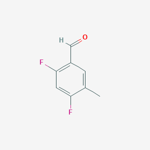 molecular formula C8H6F2O B1356181 2,4-Difluoro-5-methylbenzaldehyde CAS No. 315204-36-5