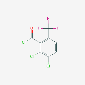 molecular formula C8H2Cl3F3O B1356184 2,3-二氯-6-(三氟甲基)苯甲酰氯 CAS No. 886501-87-7
