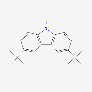 molecular formula C20H25N B1356187 3,6-Di-tert-butyl-9H-carbazole CAS No. 37500-95-1