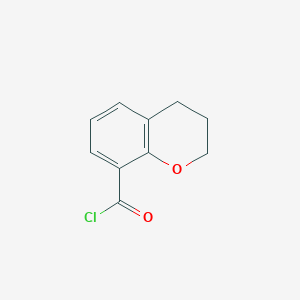 molecular formula C10H9ClO2 B1356189 Chroman-8-carbonyl chloride CAS No. 1034566-09-0