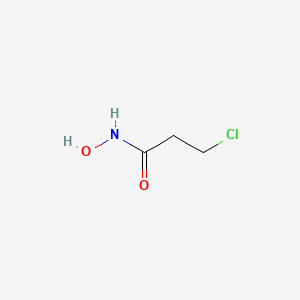molecular formula C3H6ClNO2 B1356200 3-chloro-N-hydroxypropanamide CAS No. 59617-25-3