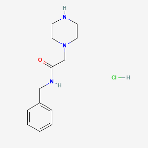 N-benzyl-2-(piperazin-1-yl)acetamide hydrochloride