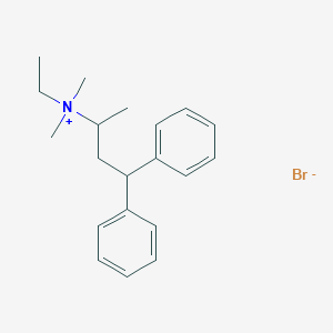 molecular formula C20H28BrN B135622 Emepronium Bromide CAS No. 3614-30-0