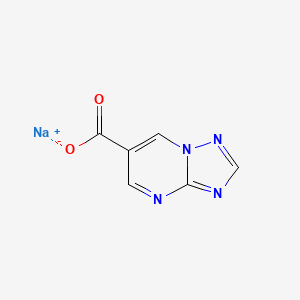 molecular formula C6H3N4NaO2 B13562274 Sodium [1,2,4]triazolo[1,5-a]pyrimidine-6-carboxylate CAS No. 2260935-64-4