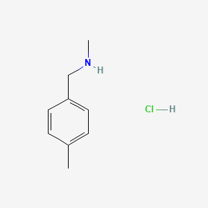 molecular formula C9H14ClN B1356228 N-甲基-4-甲基苄胺盐酸盐 CAS No. 874-74-8