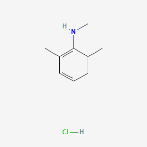 molecular formula C9H14ClN B1356241 盐酸 N,2,6-三甲基苯胺 CAS No. 70522-62-2