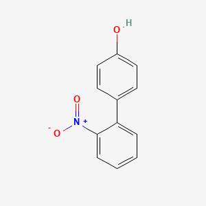 molecular formula C12H9NO3 B1356274 4-Hydroxy-2'-nitrobiphenyl CAS No. 51264-59-6