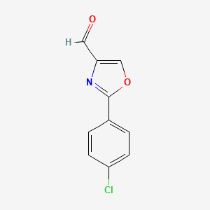 2-(4-Chlorophenyl)oxazole-4-carbaldehyde