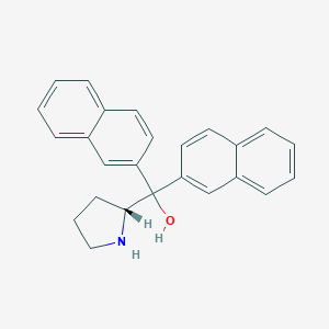 molecular formula C25H23NO B135629 (R)-DI-2-Naphthylprolinol CAS No. 130798-48-0