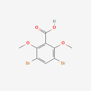 molecular formula C9H8Br2O4 B1356290 3,5-Dibromo-2,6-dimethoxybenzoic acid CAS No. 73219-90-6