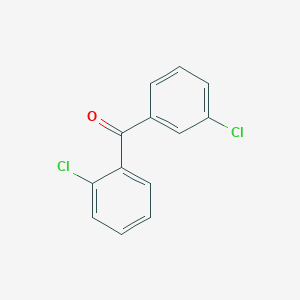 molecular formula C13H8Cl2O B1356292 (2-Chlorophenyl)(3-chlorophenyl)methanone CAS No. 77008-58-3