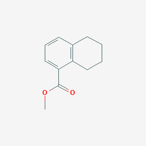 molecular formula C12H14O2 B1356296 Methyl 5,6,7,8-tetrahydronaphthalene-1-carboxylate CAS No. 66193-59-7