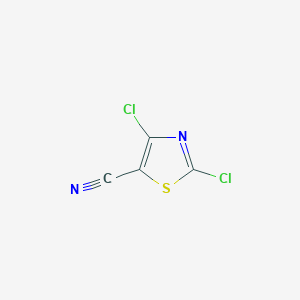 molecular formula C4Cl2N2S B1356297 2,4-Dichloro-5-cyanothiazole CAS No. 82554-18-5