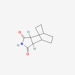 molecular formula C10H13NO2 B1356300 CIS-4-azatricyclo[5.2.2.0^{2,6}]undecane-3,5-dione CAS No. 85922-86-7