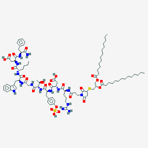 molecular formula C93H139N15O25S2 B135631 DM-Cck CAS No. 151705-73-6