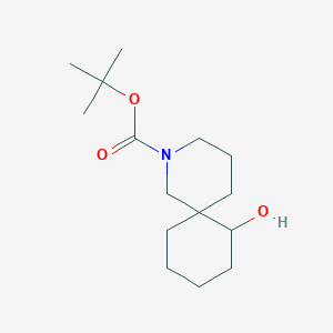molecular formula C15H27NO3 B13563149 tert-Butyl 7-hydroxy-2-azaspiro[5.5]undecane-2-carboxylate 