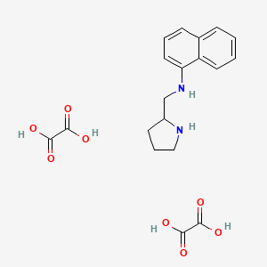 N-(Pyrrolidin-2-ylmethyl)naphthalen-1-amine dioxalate