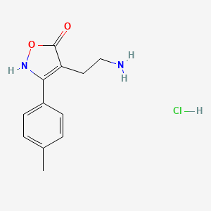 4-(2-Aminoethyl)-3-(4-methylphenyl)isoxazol-5(2H)-one hydrochloride