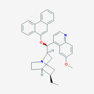 molecular formula C34H34N2O2 B135633 Hydroquinidine 9-phenanthryl ether CAS No. 135042-88-5