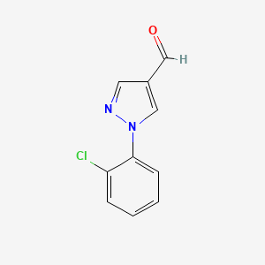 molecular formula C10H7ClN2O B1356366 1-(2-chlorophenyl)-1H-pyrazole-4-carbaldehyde CAS No. 400877-15-8