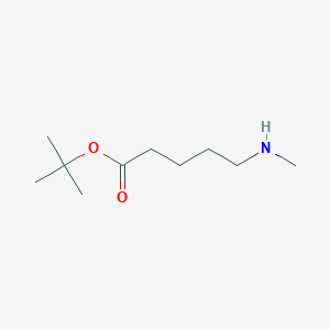 molecular formula C10H21NO2 B13563682 Tert-butyl 5-(methylamino)pentanoate 