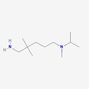 molecular formula C11H26N2 B13563896 n1-Isopropyl-n1,4,4-trimethylpentane-1,5-diamine 