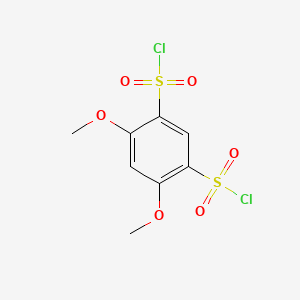 molecular formula C8H8Cl2O6S2 B1356390 4,6-Dimethoxybenzene-1,3-disulfonyl dichloride CAS No. 80585-40-6