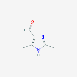 molecular formula C6H8N2O B1356399 2,4-Dimethyl-1H-imidazole-5-carbaldehyde CAS No. 68282-52-0