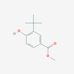 molecular formula C12H16O3 B1356400 Methyl 3-tert-butyl-4-hydroxybenzoate CAS No. 39778-63-7