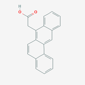molecular formula C20H14O2 B135641 苯并[a]蒽-7-乙酸 CAS No. 20316-12-5