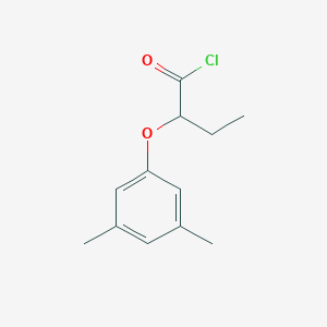 2-(3,5-Dimethylphenoxy)butanoyl chloride