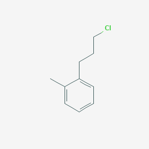 molecular formula C10H13Cl B13564217 1-(3-Chloropropyl)-2-methylbenzene CAS No. 85674-67-5