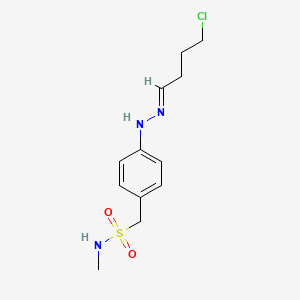 C-{4-[N'-(4-Chloro-butylidene)-hydrazino]-phenyl}-N-methyl-methanesulfonamide