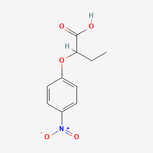 molecular formula C10H11NO5 B1356431 2-(4-Nitrophenoxy)butanoic acid CAS No. 120552-01-4