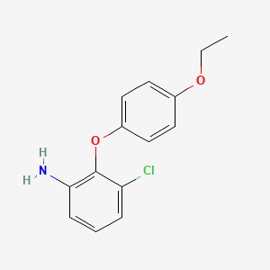 3-Chloro-2-(4-ethoxyphenoxy)aniline