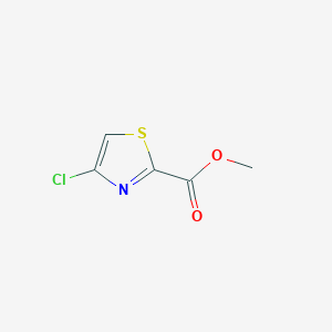 molecular formula C5H4ClNO2S B13564369 Methyl 4-chlorothiazole-2-carboxylate 