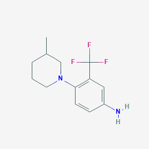 4-(3-Methyl-1-piperidinyl)-3-(trifluoromethyl)-phenylamine