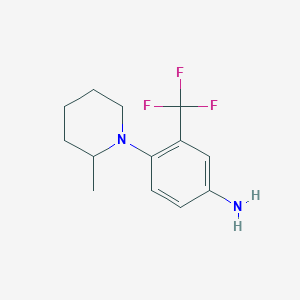 4-(2-Methyl-1-piperidinyl)-3-(trifluoromethyl)-phenylamine