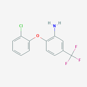 2-(2-Chlorophenoxy)-5-(trifluoromethyl)aniline