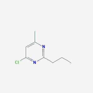 molecular formula C8H11ClN2 B1356448 4-Chloro-6-methyl-2-propylpyrimidine CAS No. 90002-86-1