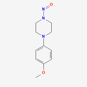 molecular formula C11H15N3O2 B13564647 1-(4-Methoxyphenyl)-4-nitrosopiperazine 