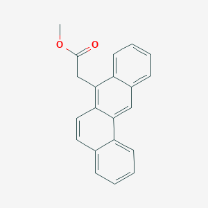 molecular formula C21H16O2 B135647 Benz[a]anthracene-7-acetic Acid Methyl Ester CAS No. 63018-40-6